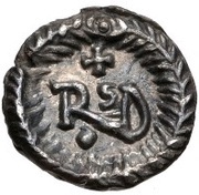 ¼ Siliqua In the name of Anastasius I; Ravenna reverse image