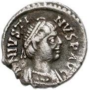 ½ Siliqua - Athalaric / In the name of Justin I, 518-527 Ravenna obverse image
