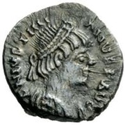½ Siliqua - Athalaric / In the name of Justinian I, 527-565 Rome obverse image