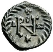 ½ Siliqua - Athalaric / In the name of Justinian I, 527-565 Rome reverse image