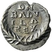 ½ Siliqua - Baduila / In the name of Anastasius I, 491-518 Ticinum, Ostrogothic Kingdom, 549-552 reverse image