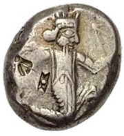Siglos - Darius II / Artaxerxes II THE ROYAL COINAGE - 4th type B - middle obverse image