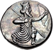 Tetradrachm - Artaxerxes III / Darios III Halicarnassus obverse image