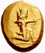 Daric - Darius I / Xerxes I THE ROYAL COINAGE - 2nd type obverse image