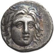 Trihemiobol - Idrieus obverse image