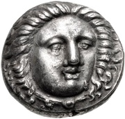 Tetradrachm - Mausolus Halikarnassos obverse image