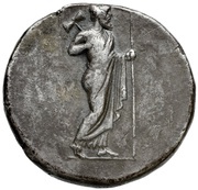 Tetradrachm - Mausolus Mylasa, Persian Empires, 377 BC - 370 BC reverse image