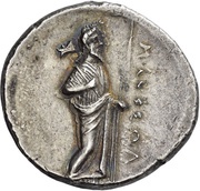 Tetradrachm - Mausolus Halikarnassos, Persian Empires, 367 BC - 353 BC reverse image