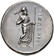 Tetradrachm - Pixodarus Halikarnassos, Persian Empires, 341 BC - 335 BC reverse image