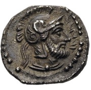 Obol - Datames, Persian Empires, 384 BC - 360 BC reverse image