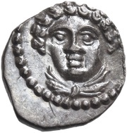 Obol - Datames, Persian Empires, 384 BC - 360 BC reverse image