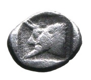 Obol - Uncertain Dynast, Persian Empires, 520 BC - 480 BC reverse image