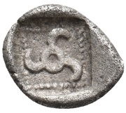 1⁄12 stater - Mythrapata, Persian Empires, 390 BC - 370 BC reverse image