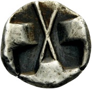 1⁄6 Stater - Uncertain dynast, Persian Empires, 520 BC - 460 BC reverse image