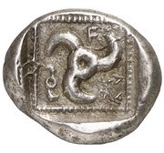 Tetrobol - Vekhssere II, Persian Empires, 410 BC - 380 BC reverse image