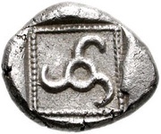 ⅓ Stater, Persian Empires, 500 BC - 440 BC reverse image