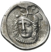 ⅓ Stater - Zagaba, Persian Empires, 400 BC - 380 BC reverse image