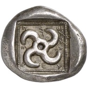 Stater - Teththiveibi, Persian Empires, 440 BC - 430 BC reverse image