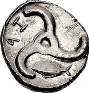 Stater - Trbbenimi Zagaba, Persian Empires, 390 BC - 375 BC reverse image