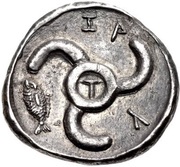 Stater - Trbbenimi Zagaba, Persian Empires, 390 BC - 375 BC reverse image
