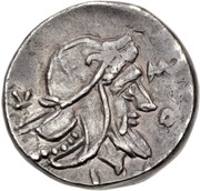 Stater - Tiribazus, Persian Empires, 387 BC - 386 BC reverse image