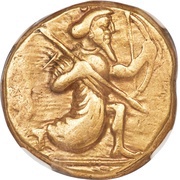 Double Daric - Temp. Mazaeus - Babylon Satrapy - Alexandrine Empire obverse image