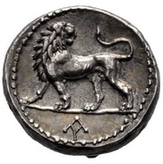Drachm - in name of Mazaeus Babylon, Persian Empires, 328 BC - 311 BC reverse image