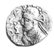 Drachm - Sarpedonus - 12 BC-130 AD Province of Bannu obverse image