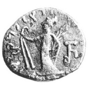 Drachm - Sarpedonus - 12 BC-130 AD Province of Bannu, Persian Empires, 60 reverse image