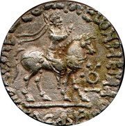Tetradrachm - Gondophares - 12 BC-130 AD mint of Taxila Sirsukh obverse image