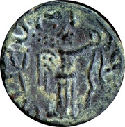 Tetradrachm - Abdagases I - 12 BC-130 AD Province of Arachosia, Persian Empires, 55-110 reverse image