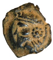 Dichalkous - Vologases V Sellwood Type 87.27 - Seleucia obverse image