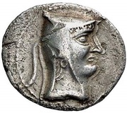 Hemidrachm - Arsaces I Sellwood Type 1 - Nisa obverse image