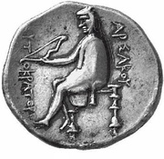 Drachm - Arsaces I Sellwood Type 1 - Nisa, Persian Empires, 247 BC - 211 BC reverse image