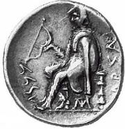Drachm - Arsaces I Sellwood Type 3 - Mithradatkart, Persian Empires, 247 BC - 211 BC reverse image
