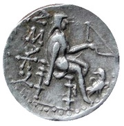 Drachm - Arsaces II Sellwood Type 6 - Rhagae-Arsacia, Persian Empires, 211 BC - 191 BC reverse image