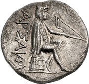 Drachm - Phriapatios, Persian Empires, 185 BC - 170 BC reverse image