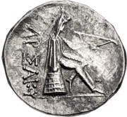 Drachm - Phriapatios, Persian Empires, 185 BC - 170 BC reverse image