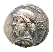 Drachme - Phraates II - 132- 127 BC Sellwood Type 16.6 - Nisa obverse image