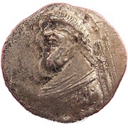 Drachm - Mithradates II Sellwood Type 24 obverse image