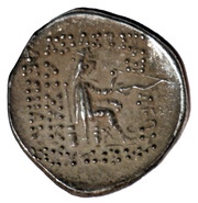 Drachm - Mithradates II Sellwood Type 27.1 - Rhagae, Persian Empires, 123 BC - 88 BC reverse image