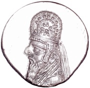 Drachm - Mithradates II Sellwood Type 28.7 obverse image