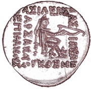Drachm - Mithradates II Sellwood Type 28.7, Persian Empires, 123 BC - 88 BC reverse image