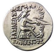 Drachme - Mithradates II - 121-91 BC Sellwood Type 24, Persian Empires, 121 BC - 91 BC reverse image