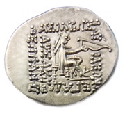 Drachm - Mithradates II - Raghae, Persian Empires, 121 BC - 91 BC reverse image