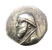 Drachme - Mithradates II - 121-91 BC Sellwood Type 29.4 - Ecbatane obverse image