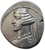 Drachm - Mithradates III Sellwood Type 40 - Kangavar obverse image