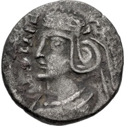 Drachm - Phraatakes with Musa, Persian Empires, 1-4 reverse image