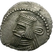 Drachm - Artabanus II Sellwood Type 63 obverse image