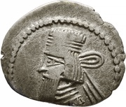 Drachm - Gotarzes II of Parthia Sellwood Type 65.33 - Ecbatana obverse image
